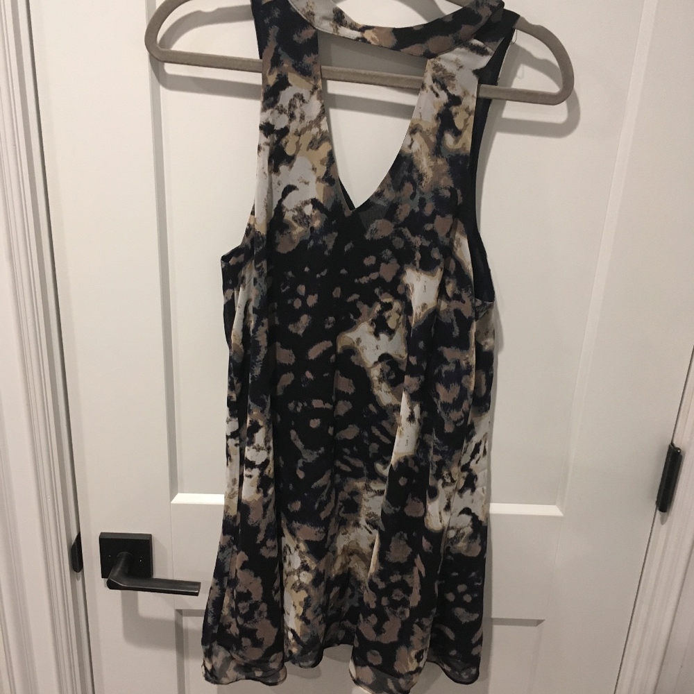 Pattern Cocktail Dress